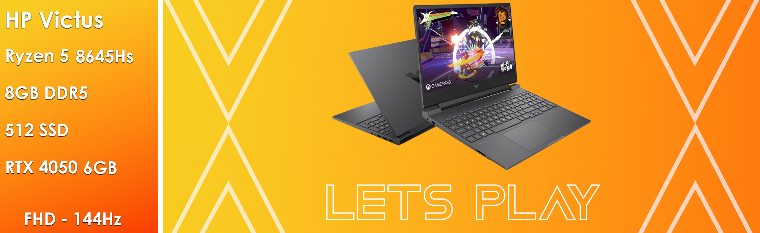 HP VIctus 8645 Banner