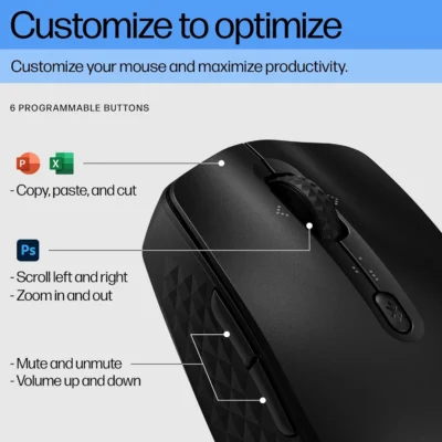 موس بی سیم Hp 420 Programmable Bluetooth Mouse - Image 7