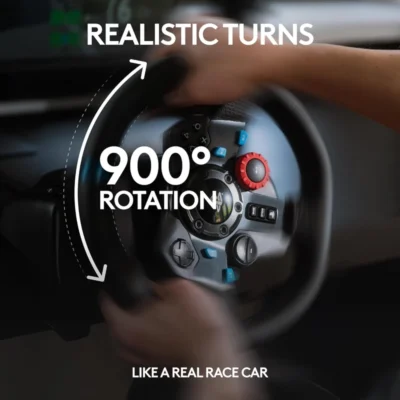 فرمون بازی Logitech G29 Driving Force Racing Wheel - Image 6