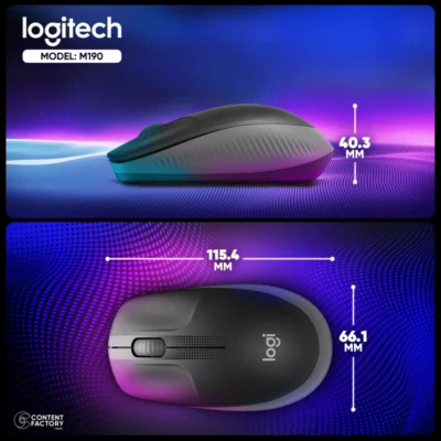 موس بی سیم Logitech M190 - Image 3