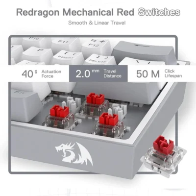 کیبورد باسیم Redragon K617 - Image 5